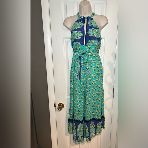 NWT Anthropologie Plenty Tracey Reese Halter Jumpsuit - Picture 5 of 7